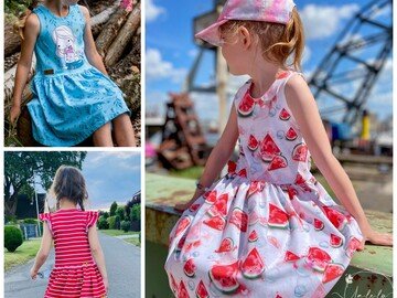 Back 2 Basic Summer Dress Sommerkleid 104 - 164 inkl. A0