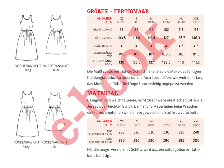 FRAU HELLIE • bequemes Trägerkleid, e-book