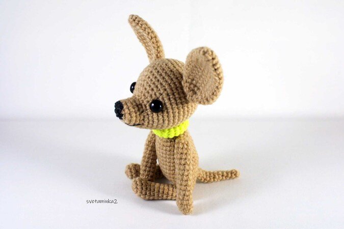 Crochet Chihuahua Pattern Amigurumi Chihuahua Amigurumi Dog Crochet Dog