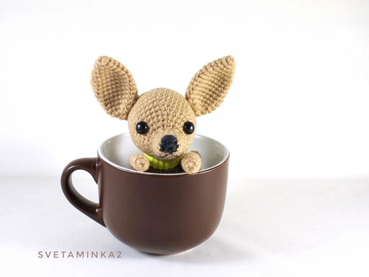 Crochet Chihuahua Pattern Amigurumi Chihuahua Amigurumi Dog Crochet Dog