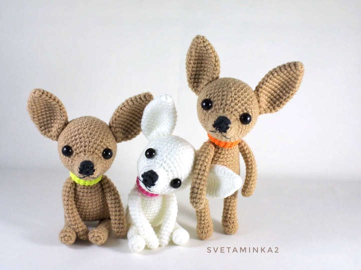 Crochet Chihuahua Pattern Amigurumi Chihuahua Amigurumi Dog Crochet Dog
