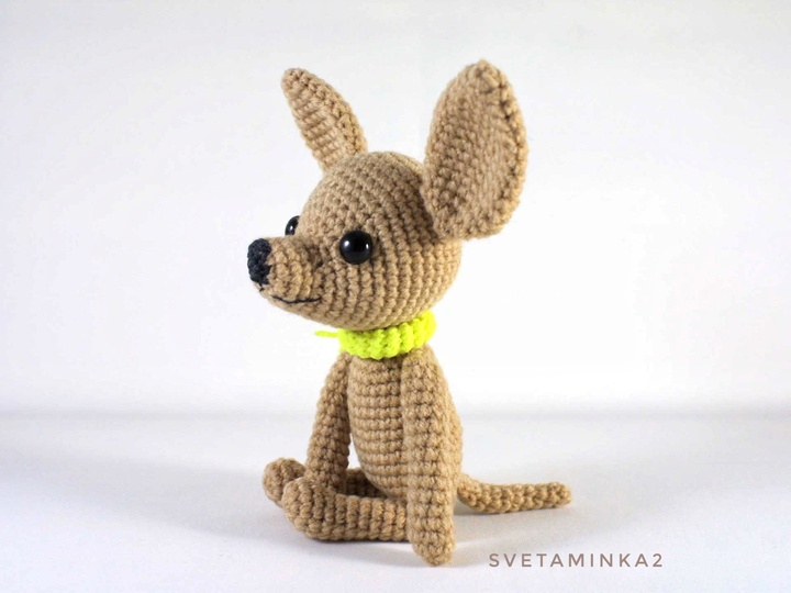 Crochet Chihuahua Pattern Amigurumi Chihuahua Amigurumi Dog Crochet Dog