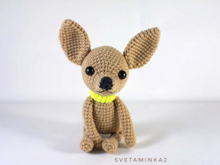 Crochet Chihuahua Pattern Amigurumi Chihuahua Amigurumi Dog Crochet Dog