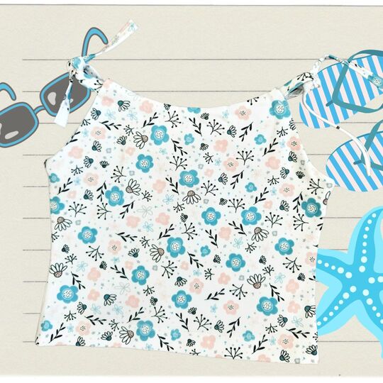 Top Ilva Gr. 80-70 Schnittmuster und Nähanleitung