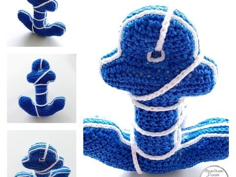 Häkelanleitung "Anker" mittelgroß