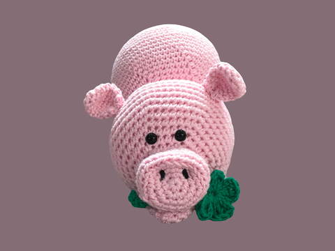 Häkelanleitung für Glücksschweinchen Gustl - ideal zum Verschenken