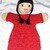 Handpuppe Mädchen Indianermädchen * Handpuppe gehäkelt * Handpuppe häkeln