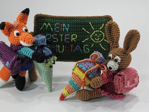 Häkelanleitung Sweepies Schul-Set