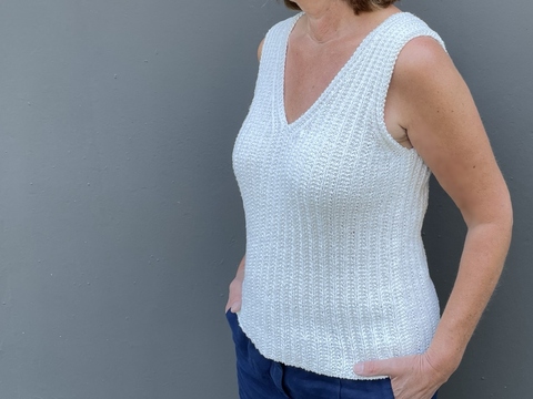 Top Annalena Strickanleitung Gr. 36 – 46 Damen