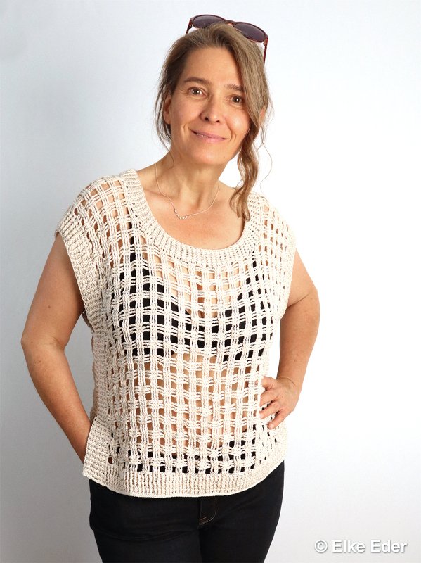 Top, Pullunder, Shirt "Aruna" - Häkelanleitung - Bild 10