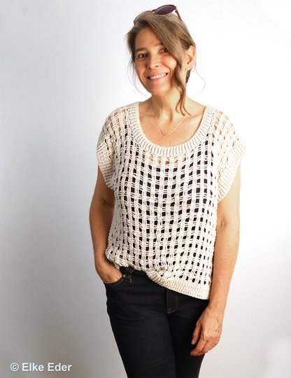 Top, Pullunder, Shirt "Aruna" - Häkelanleitung