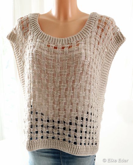Top, Pullunder, Shirt "Aruna" - Häkelanleitung