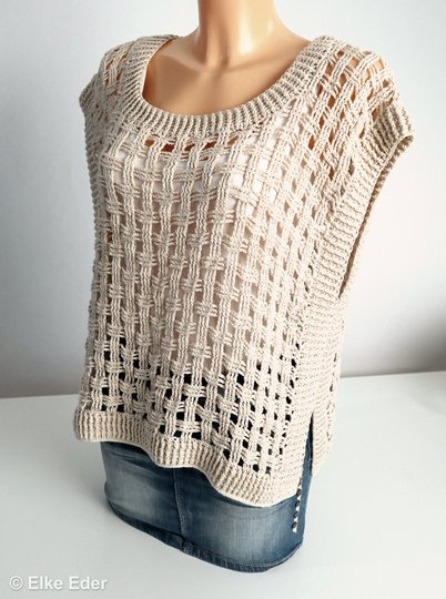 Top, Pullunder, Shirt "Aruna" - Häkelanleitung