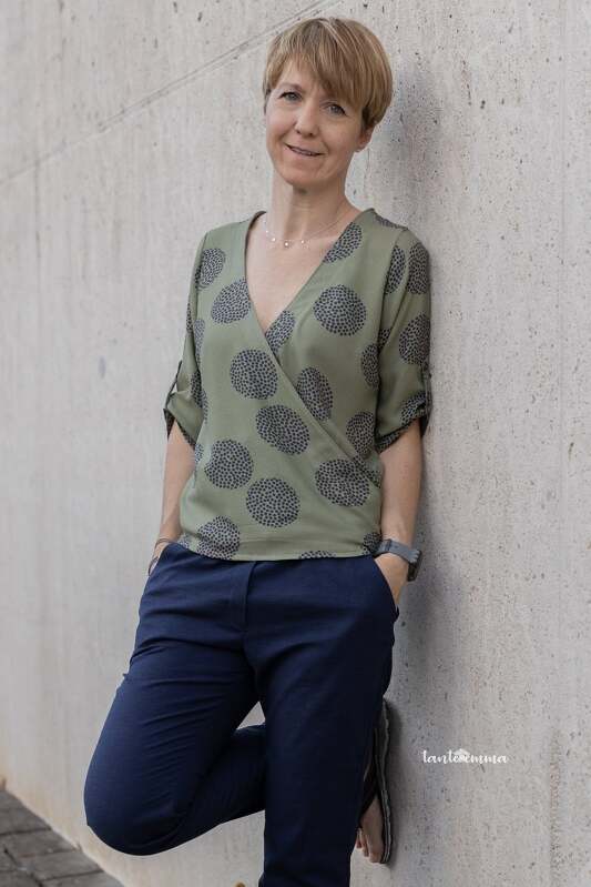 Bluse Damen – E-Book Schnittmuster Gr. 32-54 – Sevilla