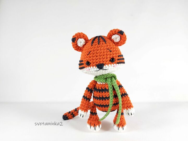 Crochet Tiger Pattern Amigurumi Tiger Pattern Crochet Animal Pattern