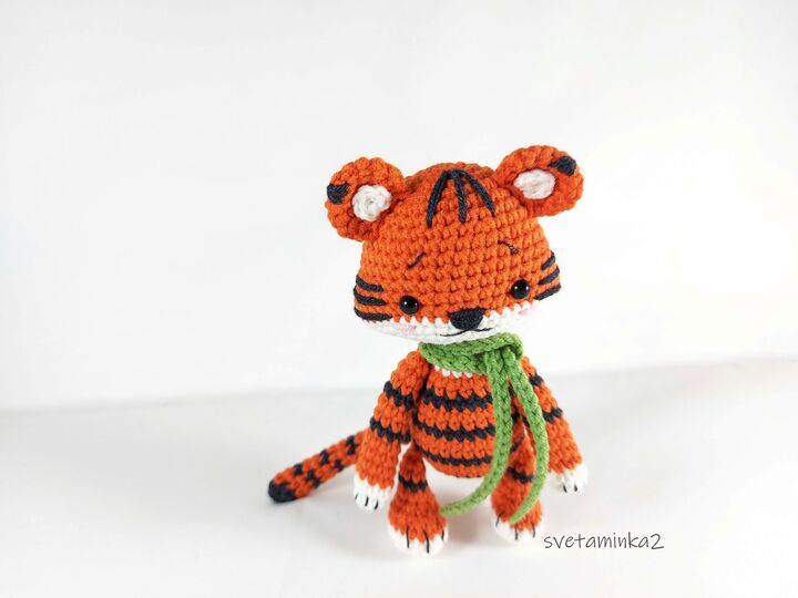 Crochet Tiger Pattern Amigurumi Tiger Pattern Crochet Animal Pattern