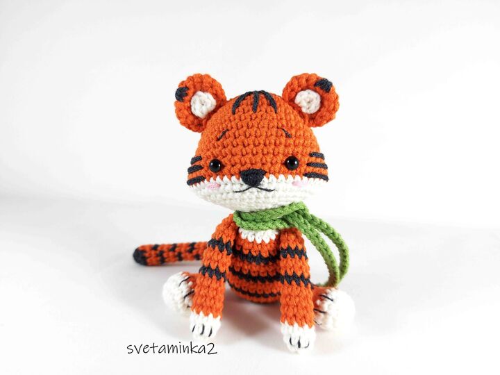 Crochet Tiger Pattern Amigurumi Tiger Pattern Crochet Animal Pattern