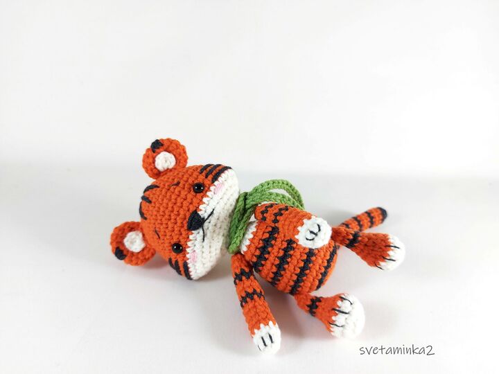 Crochet Tiger Pattern Amigurumi Tiger Pattern Crochet Animal Pattern