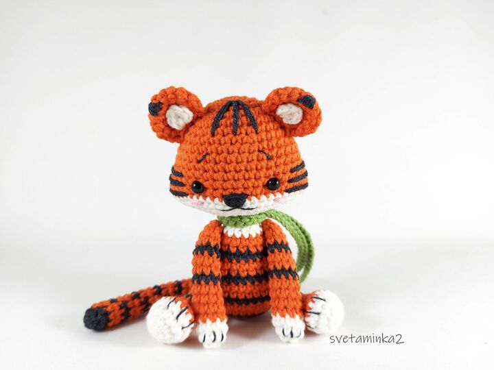 Crochet Tiger Pattern Amigurumi Tiger Pattern Crochet Animal Pattern