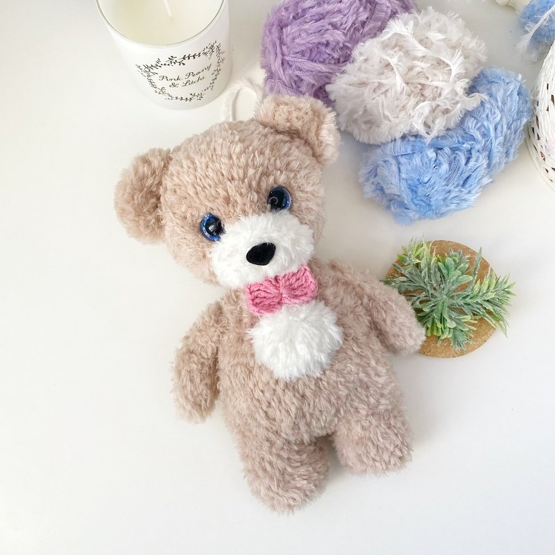 Crochet Pattern Teddy Bear. Amigurumi plush teddy bear animal - Image 3