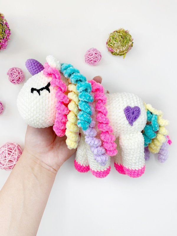 Crochet unicorn pattern. Amigurumi plush unicorn pattern PDF - Image 5