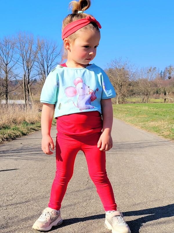 Shirt/Cropshirt Kinder – E-Book Schnittmuster Gr. 86-176 – Cara - Bild 7