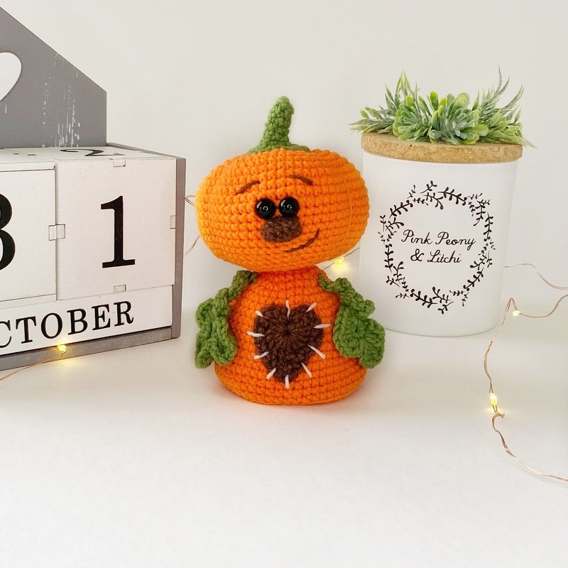 Crochet Pumpkin Doll pattern. Amigurumi Pumpkin Pattern PDF - Image 4
