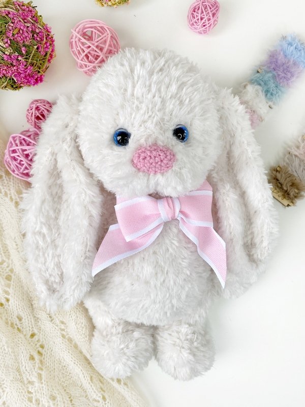 Crochet teddy bunny pattern. Amigurumi plush rabbit animal PDF - Image 7
