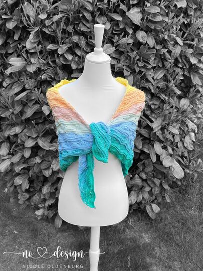 no 1 - Häkelanleitung für ein tolles Dreieckstuch in beliebiger Größe