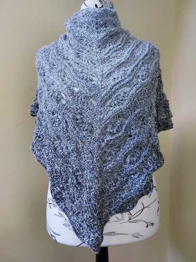 no 1 - Häkelanleitung für ein tolles Dreieckstuch in beliebiger Größe