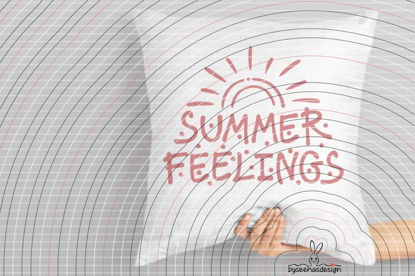 Summer Feelings Plotterdatei SVG DXF