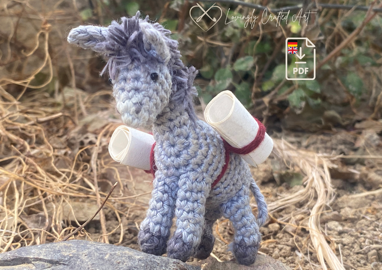 Donkey Emma amigurumi crochet Pattern