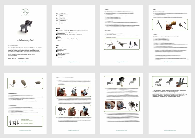 Esel Emma Häkelanleitung