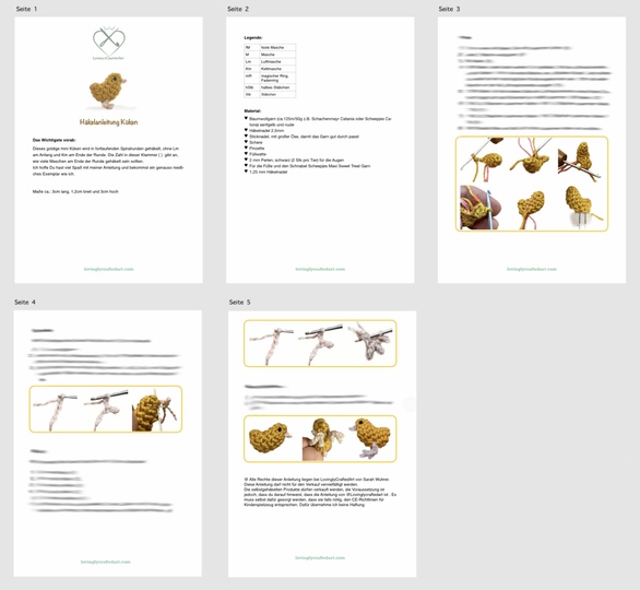 Chick Pieple amigurumi crochet Pattern