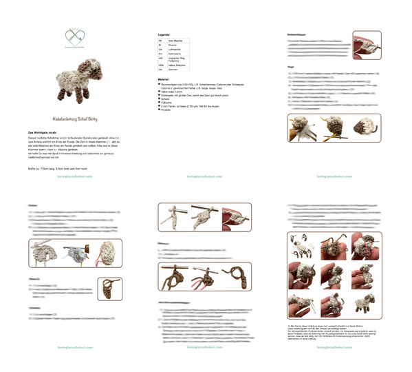 Sheep Betty amigurumi crochet pattern