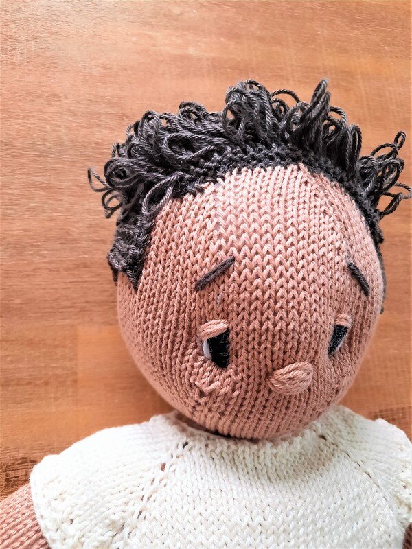 so einfache Strickpuppen....