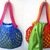 Netztasche aus Resten, Badetasche, Shopper, Tasche, Restefresser Wollfasten