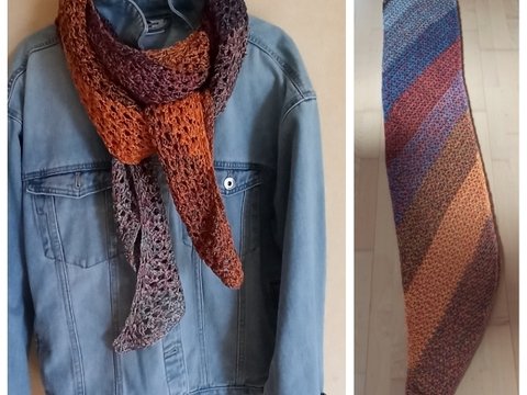 Häkelanleitung "SJAAL SCHUIN"