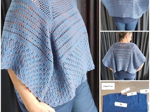 Häkelanleitung Poncho“kwadraat“
