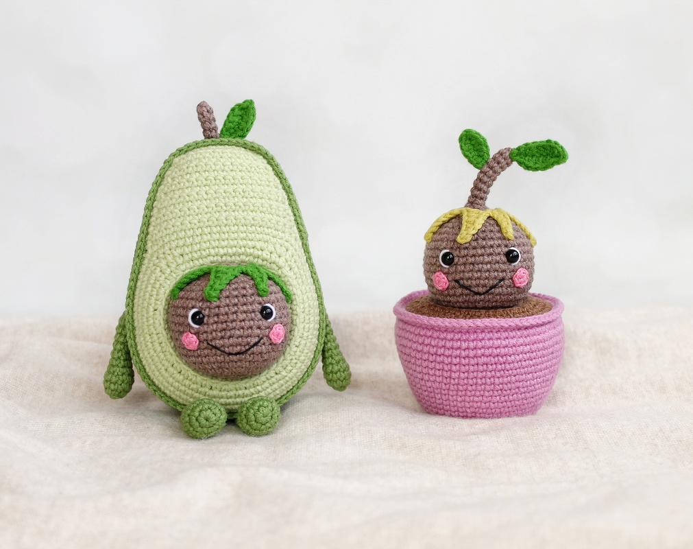 Avocado Family Amigurumi Crochet Pattern - Image 2