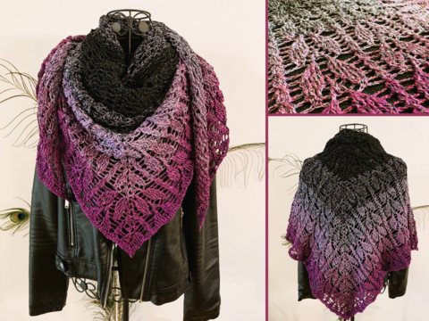 Häkelanleitung Dreieckstuch "Lytaia"