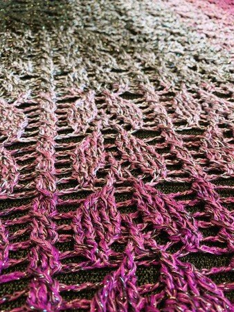 Crochet Pattern Triangular Scarf "Lytaia"
