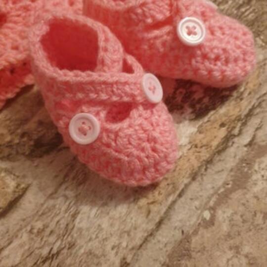 Crochet Criss-cross Strap watermelon baby girl shoes worked flat