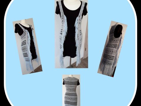 Häkelanleitung Weste Franzi