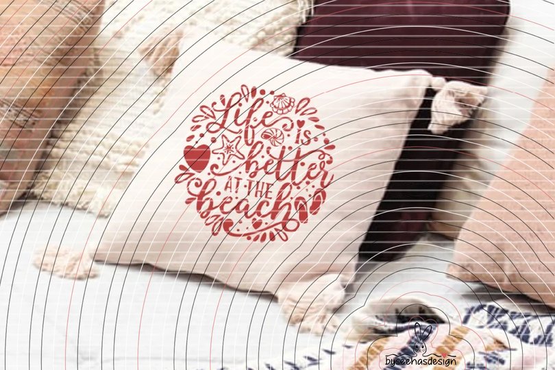 Beach Plotterdatei SVG DXF