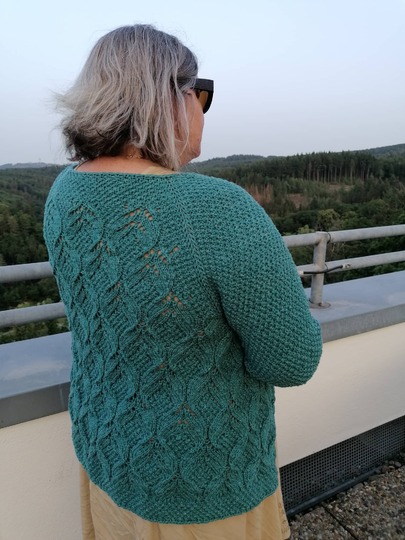 Sparset: Ajour-Top, Ajour-Shirt und Ajour-Jacke bis Größe XXXXL