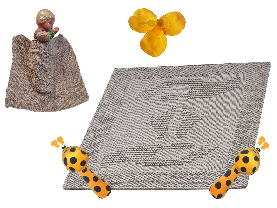 Decke Frühchendecke Puppen Babys Minidecke „ Schützende Hände “ Anleitung