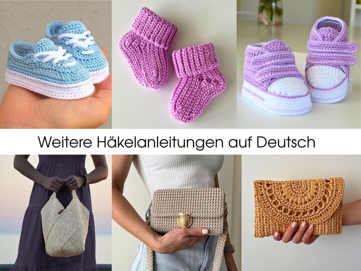 Crochet pattern baby booties, high top baby sneakers 4 sizes, newborn gift