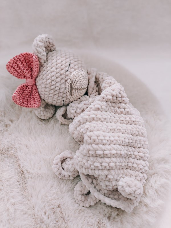 Häkelanleitung für ein Schmusetuch "Schmuse-Bär", PDF Datei - Bild 3