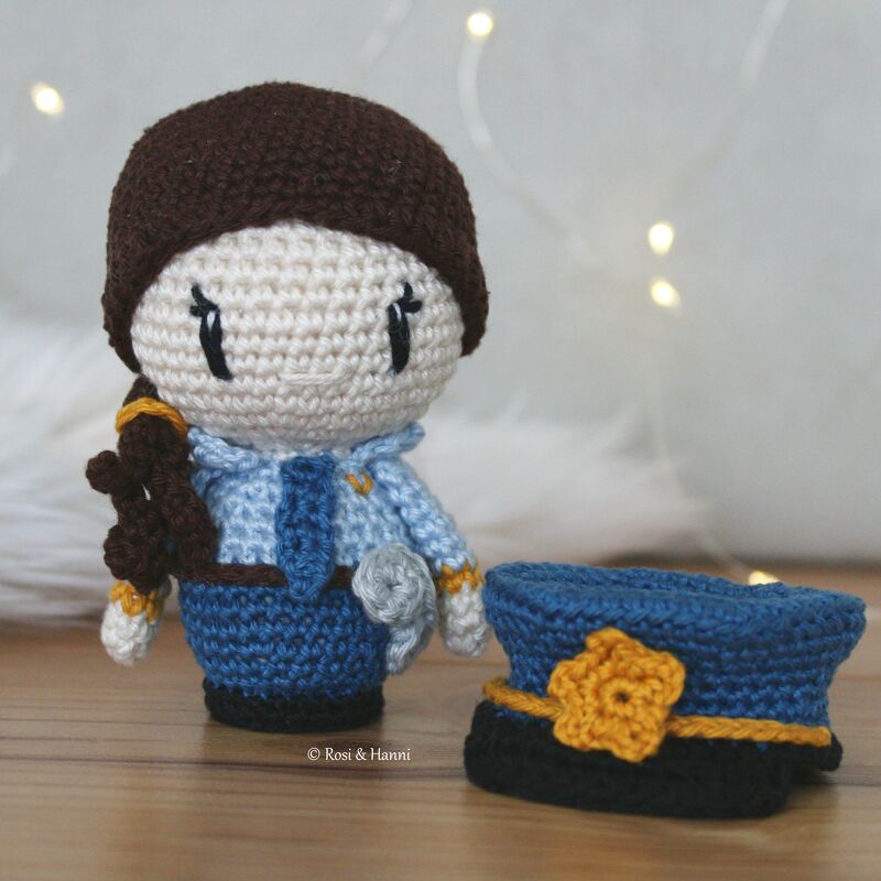 Häkelanleitung Polizistin Jill - Bild 2